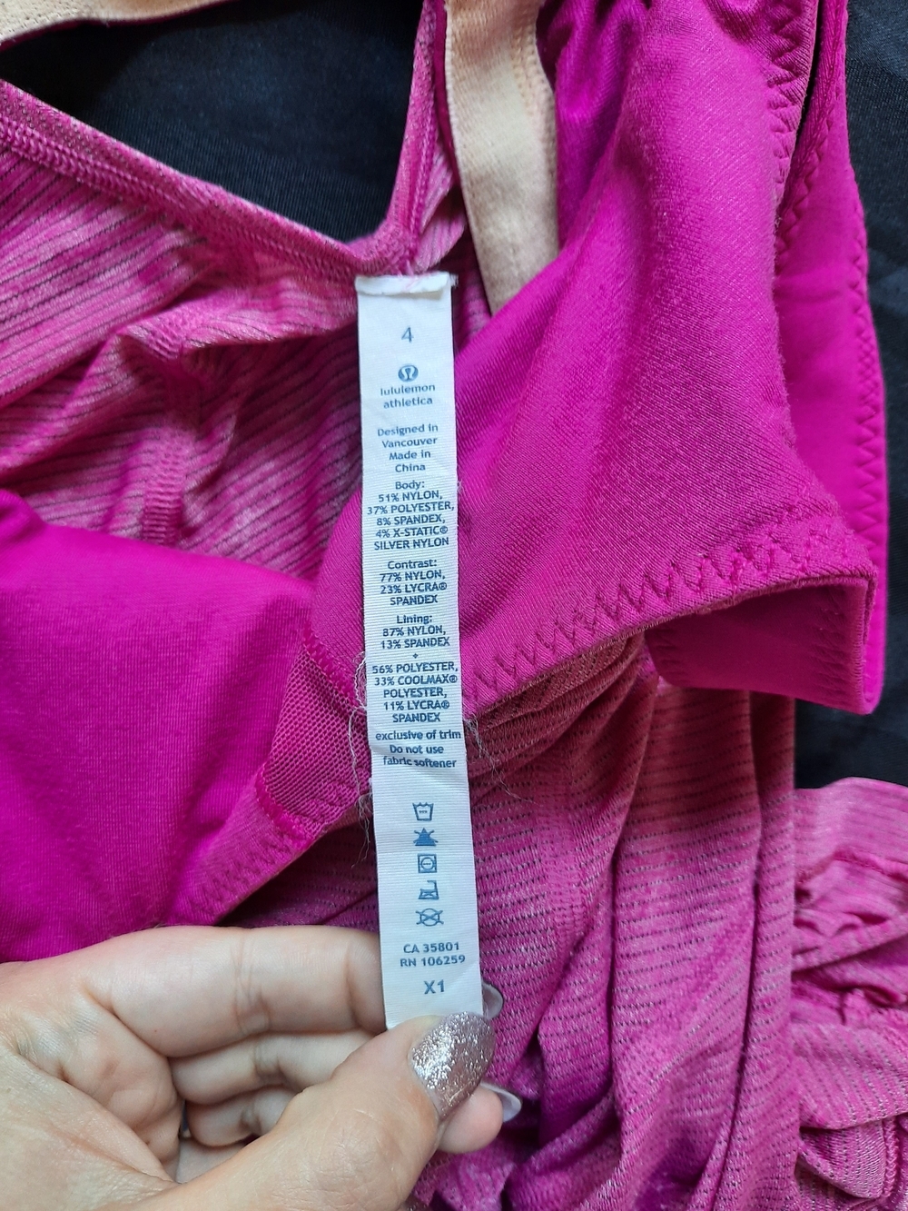 Lululemon Athletica Bubble Gum Punk Tank - Picture 2 of 7
